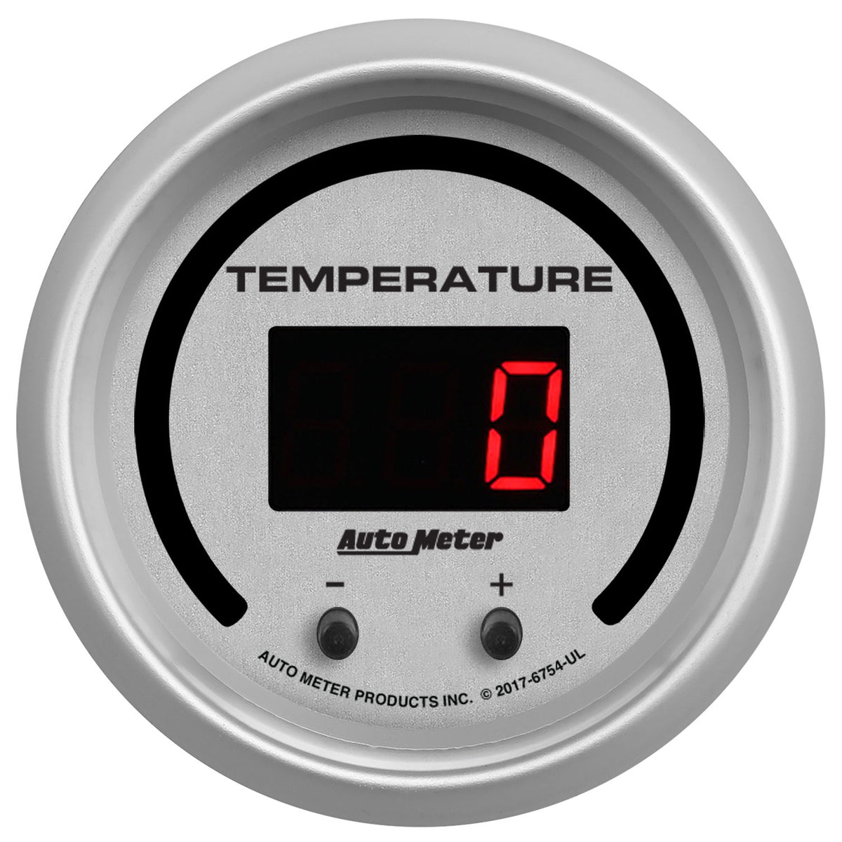 AutoMeter 6754-UL - GAUGE, FLUID TEMPERATURE, 2 1/16", 2 CHAN, SELECTABLE, ULTRA-LITE ELITE DIGITAL 4