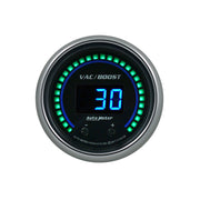 AutoMeter 6758-CB - GAUGE, VAC/BOOST, 2 1/16", TWO CHANNEL, SELECTABLE, COBALT ELITE DIGITAL