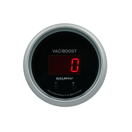 AutoMeter 6758-SC - GAUGE, VAC/BOOST, 2 1/16", TWO CHANNEL, SELECTABLE, SPORT-COMP ELITE DIGITAL 4