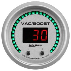 AutoMeter 6758-UL - GAUGE, VAC/BOOST, 2 1/16", TWO CHANNEL, SELECTABLE, ULTRA-LITE ELITE DIGITAL 5