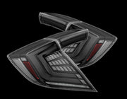 AlphaRex 676000 - Prismatic LED Taillights Black Red 2