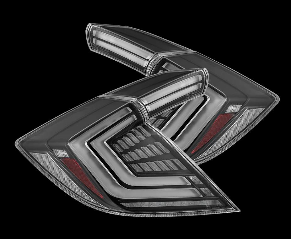 AlphaRex 676020 - Prismatic LED Taillights Black 2