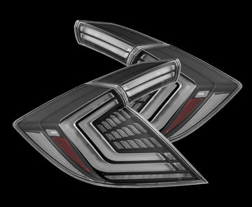 AlphaRex 676020 - Prismatic LED Taillights Black 2