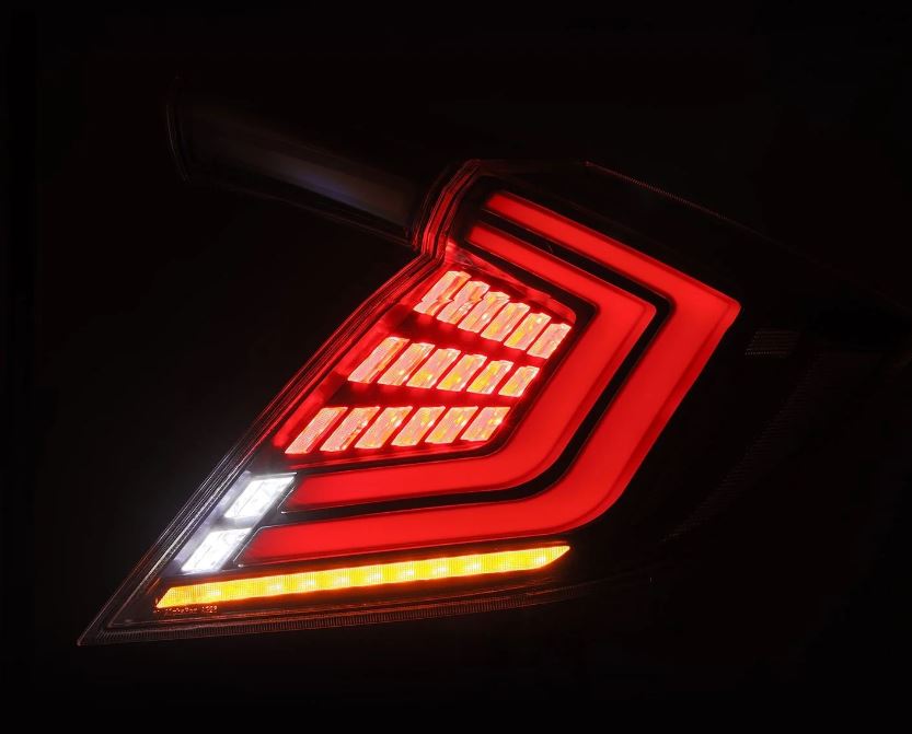 AlphaRex 676020 - Prismatic LED Taillights Black