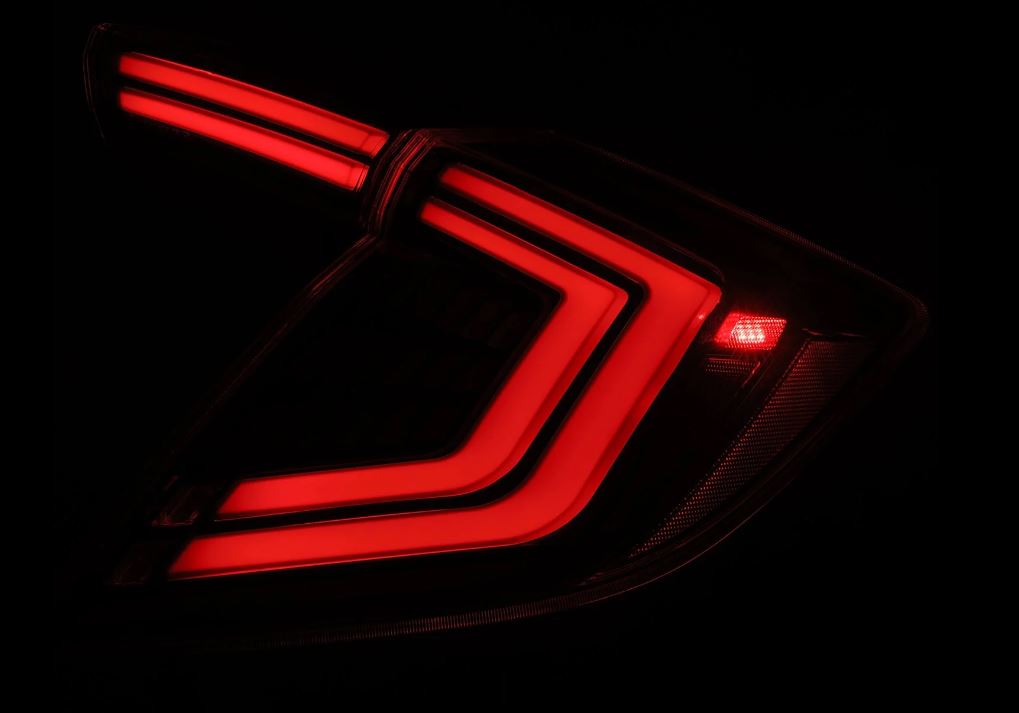 AlphaRex 676020 - Prismatic LED Taillights Black