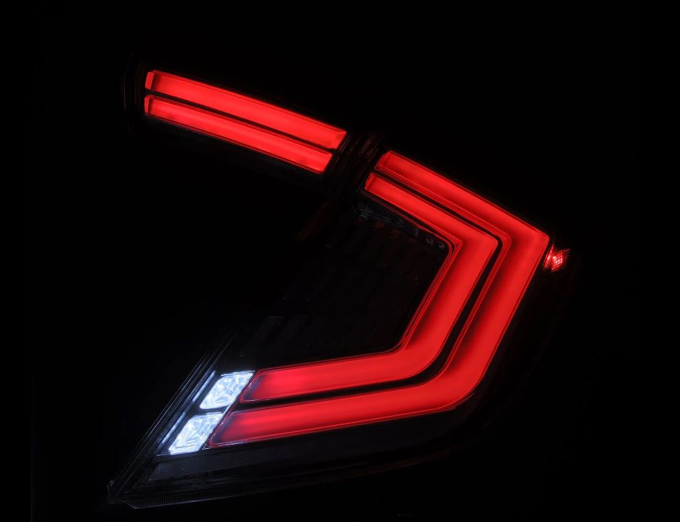 AlphaRex 676030 - Prismatic LED Taillights Clear 6