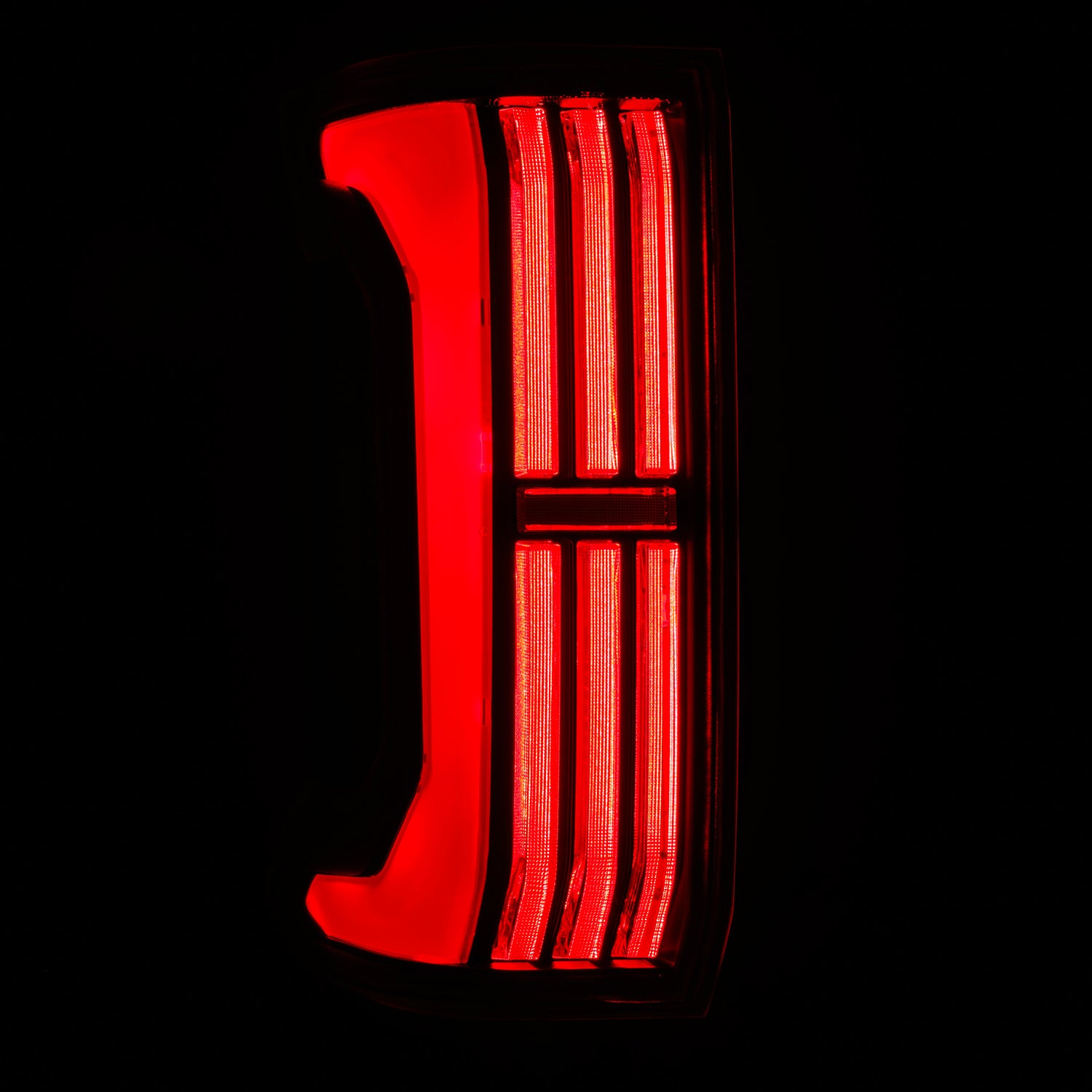 AlphaRex 679010 - Prismatic LED Taillights Black Red 4