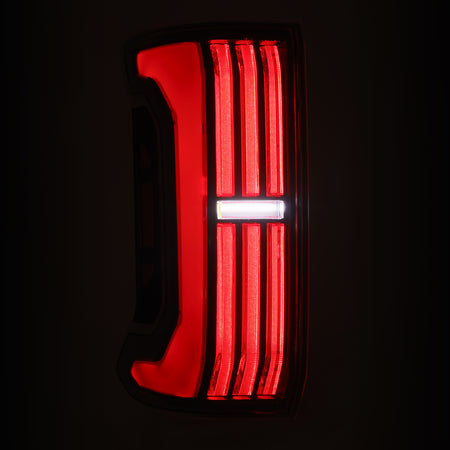 AlphaRex 679010 - Prismatic LED Taillights Black Red 5