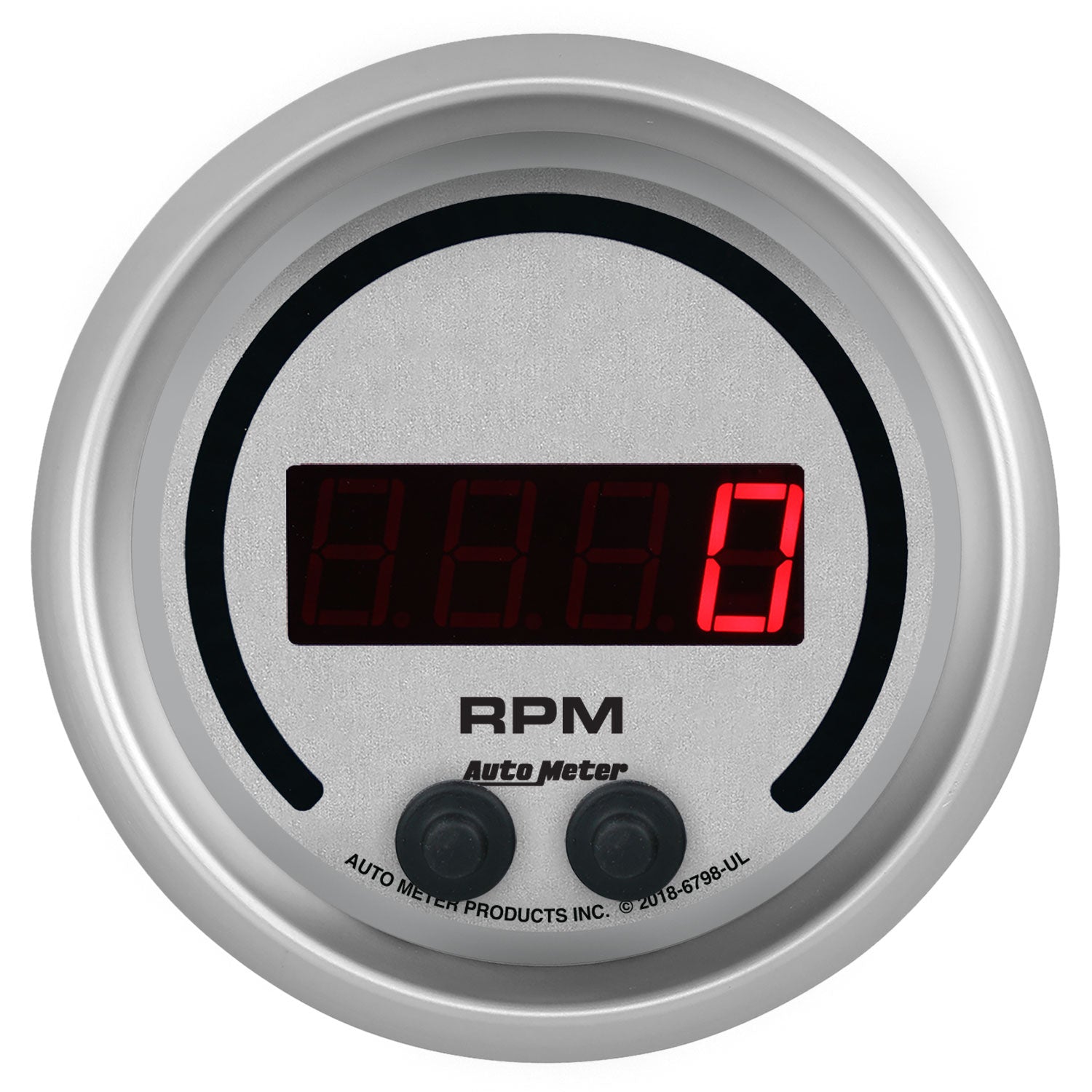AutoMeter 6798-UL - GAUGE, TACHOMETER, 3 3/8", 16K RPM, IN-DASH, ULTRA-LITE ELITE DIGITAL 4