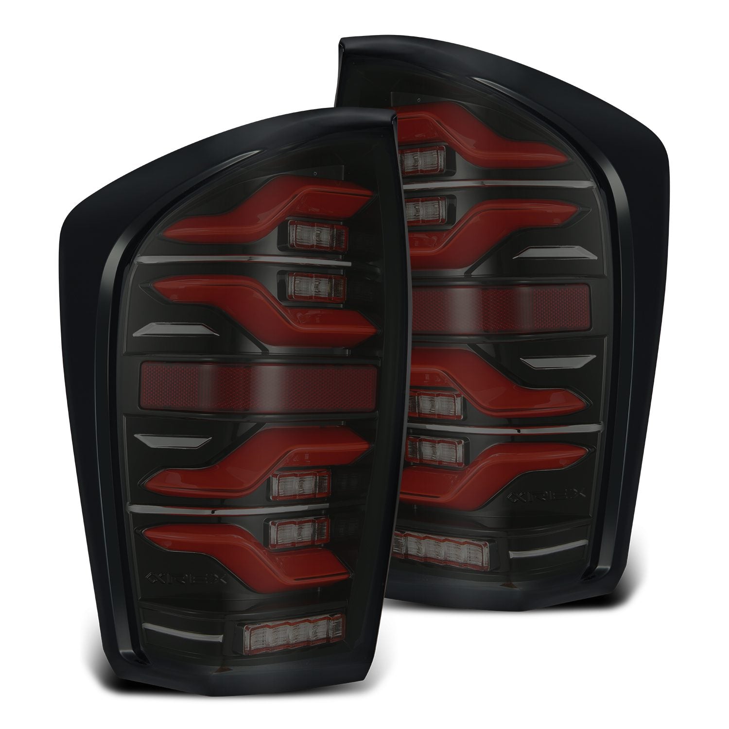 AlphaRex 680000 - LED Taillights Black-Red 3
