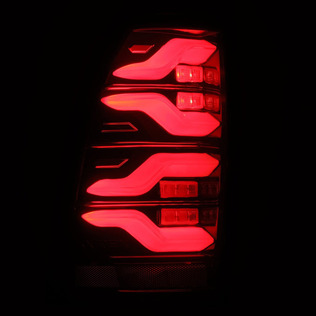 AlphaRex NA AlphaRex 680070 - LED Taillights Black-Red