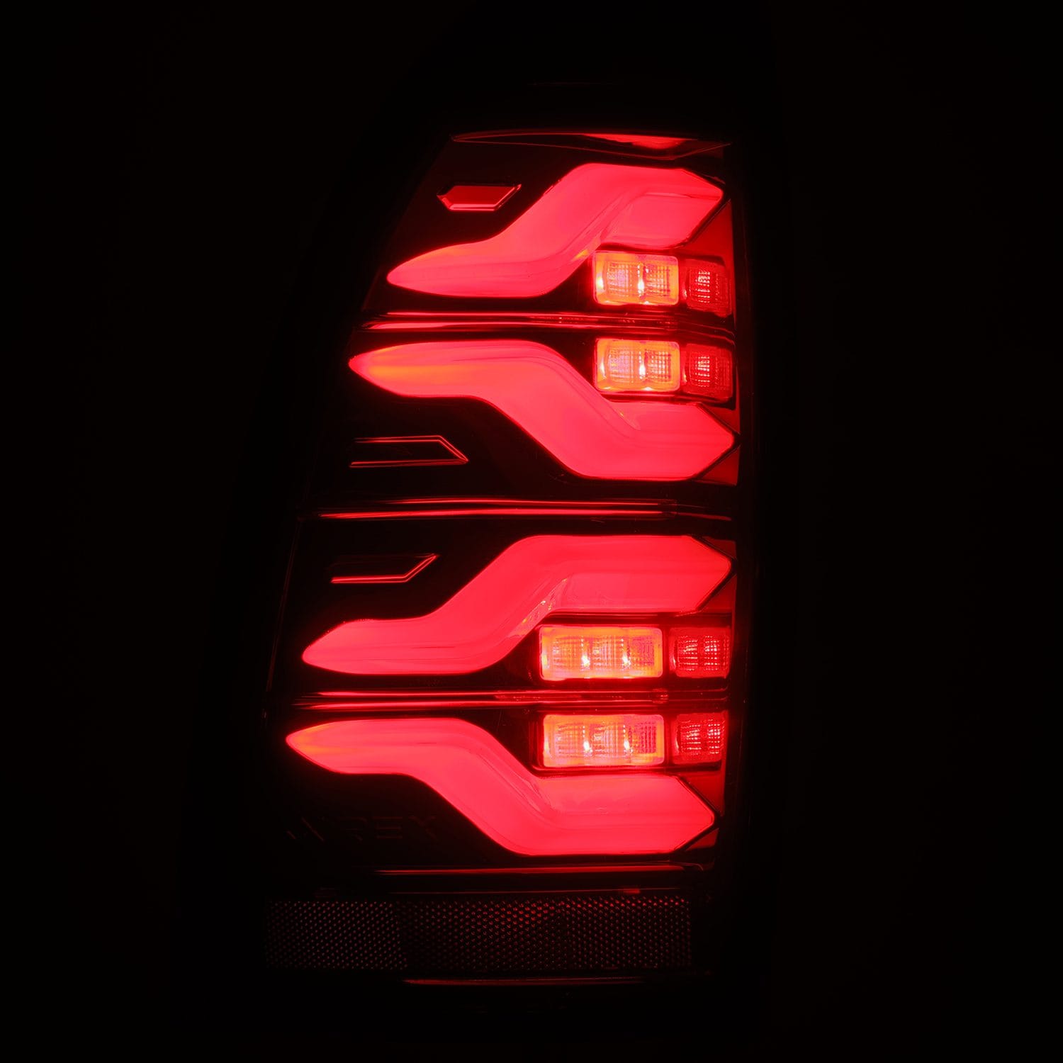 AlphaRex NA AlphaRex 680070 - LED Taillights Black-Red