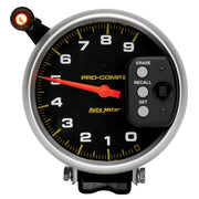 AutoMeter 6851 - GAUGE, TACH, 5", 9K RPM, PEDESTAL W/ QUICK LITE & PEAK MEMORY, PRO-COMP 3