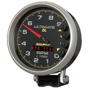 AutoMeter 6896 - GAUGE, TACH, 5", 9K RPM, PEDESTAL, DATALOGGING, ULTIMATE DL PLAYBACK, BLACK 4