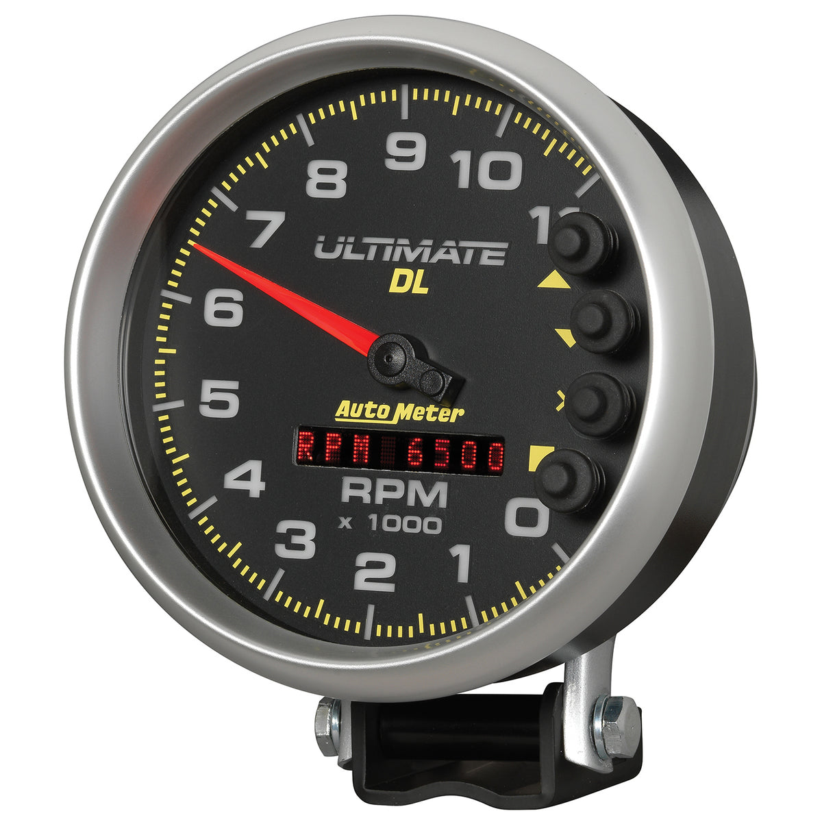 AutoMeter 6897 - GAUGE, TACH, 5", 11K RPM, PEDESTAL, DATALOGGING, ULTIMATE DL PLAYBACK, BLACK 4