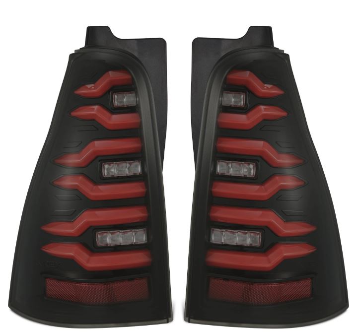 AlphaRex 690080 - LED Taillights Black Red 1