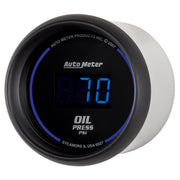 AutoMeter 6927 - GAUGE, OIL PRESSURE, 2 1/16", 100PSI, DIGITAL, BLACK DIAL W/ BLUE LED 4