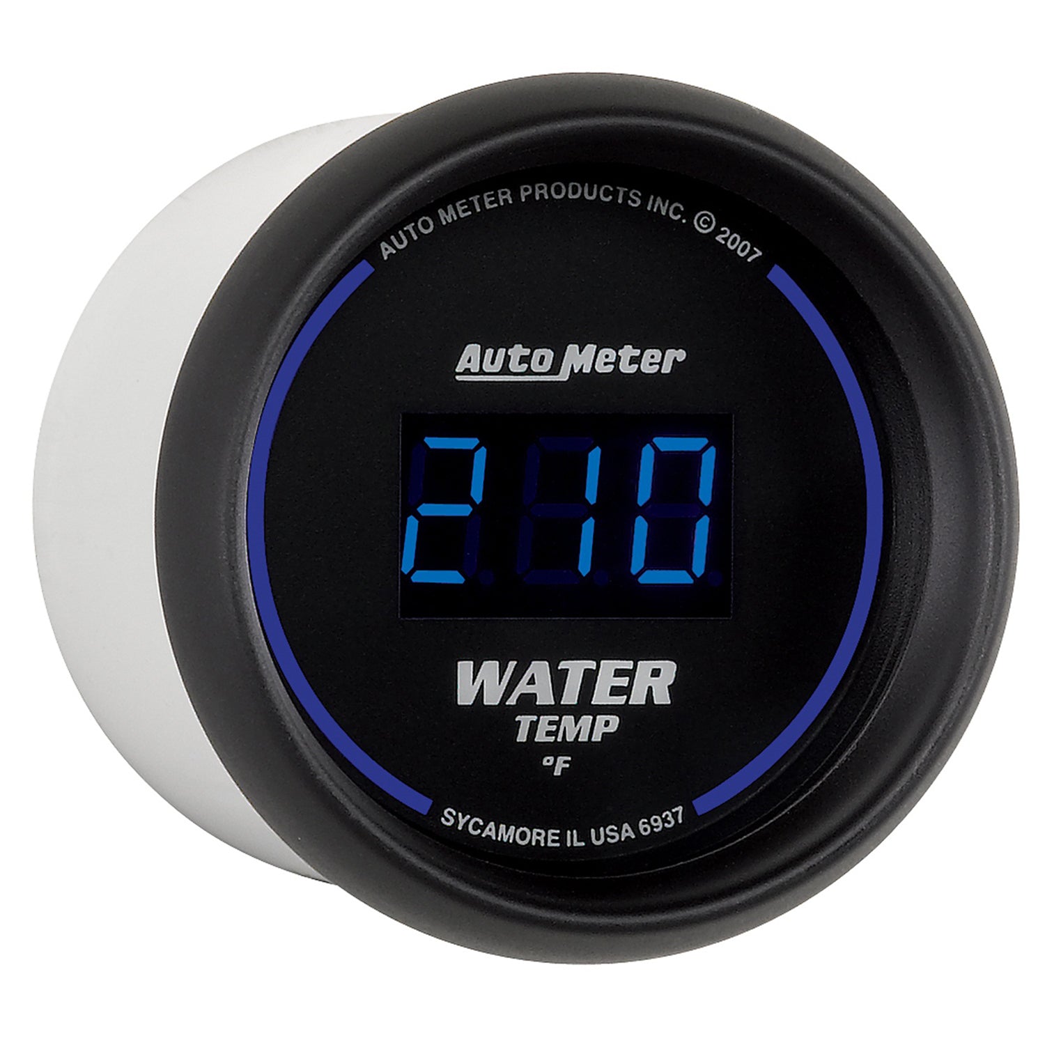 AutoMeter 6937 - GAUGE, WATER TEMP, 2 1/16", 340?F, DIGITAL, BLACK DIAL W/ BLUE LED 5
