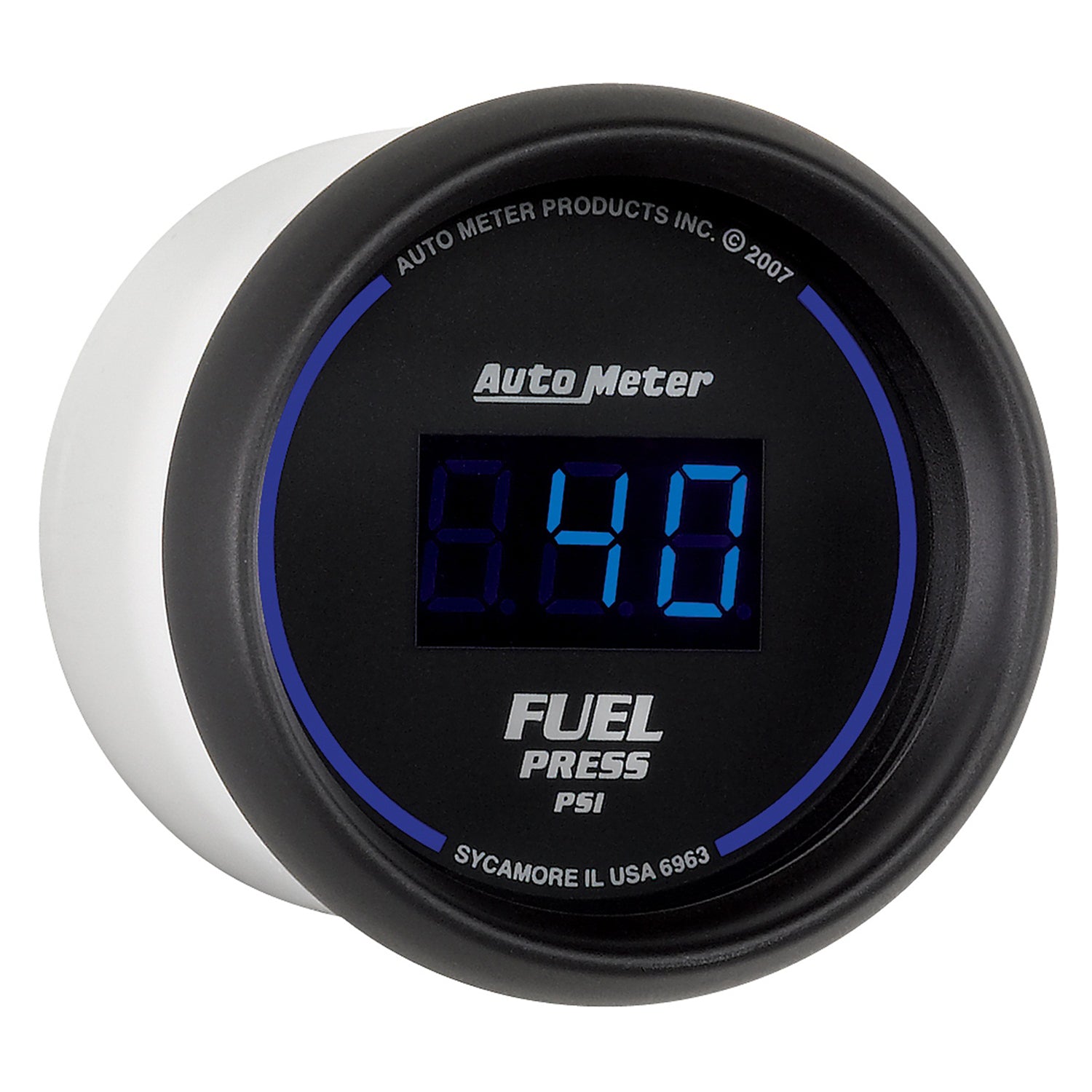 AutoMeter 6963 - GAUGE, FUEL PRESSURE, 2 1/16", 100PSI, DIGITAL, BLACK DIAL W/ BLUE LED 5