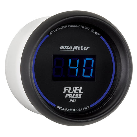 AutoMeter 6963 - GAUGE, FUEL PRESSURE, 2 1/16", 100PSI, DIGITAL, BLACK DIAL W/ BLUE LED 5