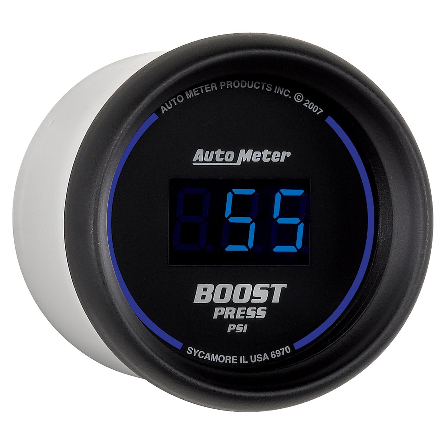 AutoMeter 6970 - GAUGE, BOOST, 2 1/16", 60PSI, DIGITAL, BLACK DIAL W/ BLUE LED 5