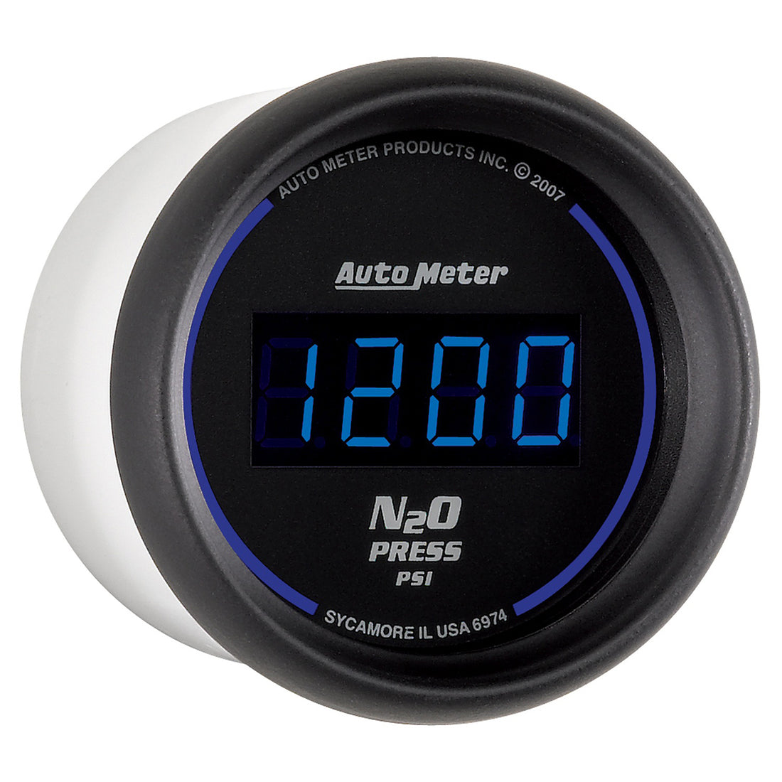 AutoMeter 6974 - GAUGE, NITROUS PRESSURE, 2 1/16", 1600PSI, DIGITAL, BLACK DIAL W/ BLUE LED 5