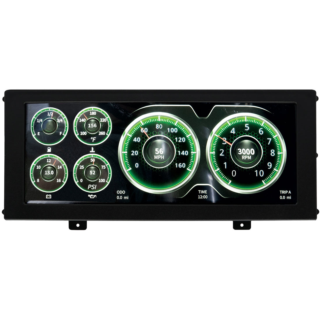 AutoMeter 7000 - Digital Instrument Display, Color Lcd, Panel Mount, Universal 3