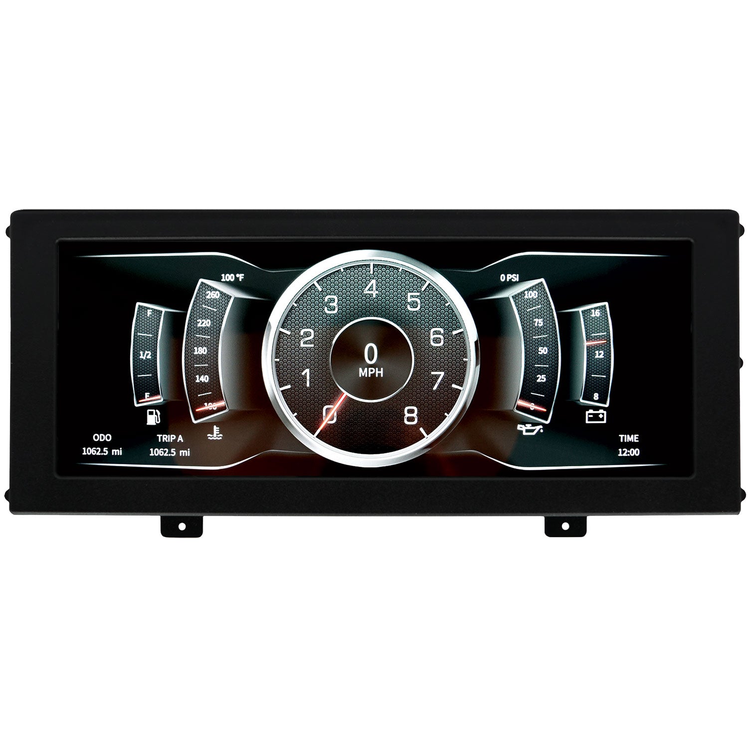 AutoMeter 7000 - Digital Instrument Display, Color Lcd, Panel Mount, Universal 4