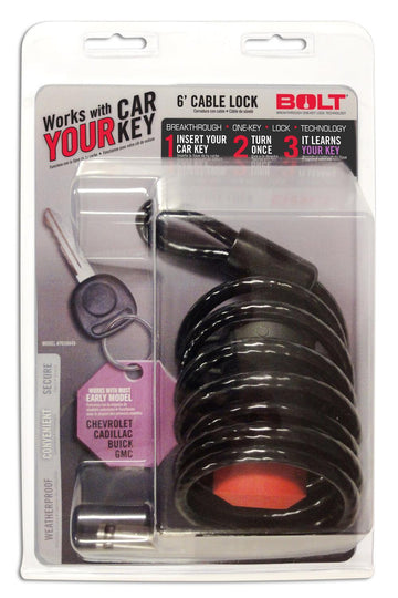 BOLT 7018449 - 6FT. CABLE LOCK GM EARLY MODEL 2