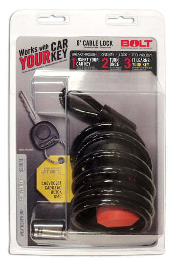 BOLT 7018450 - 6FT. CABLE LOCK GM LATE MODEL 2