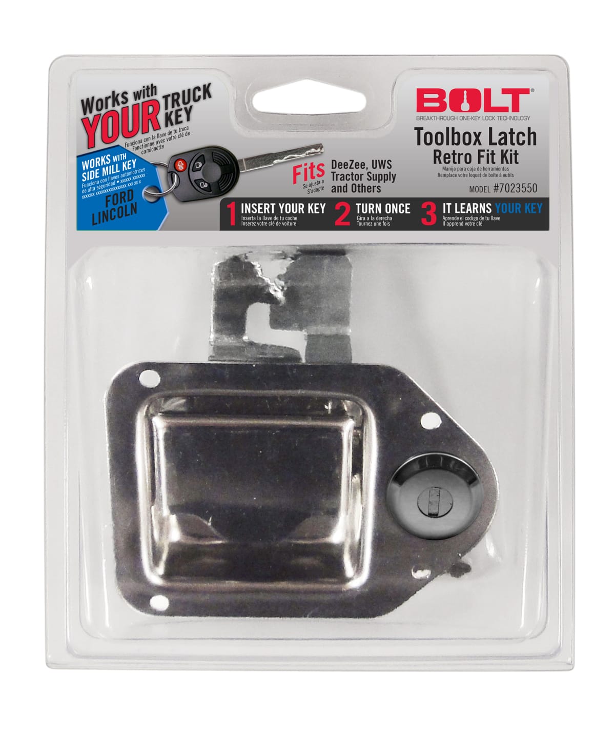 BOLT Body BOLT 7023550 Truck Tool Box Lock and Key