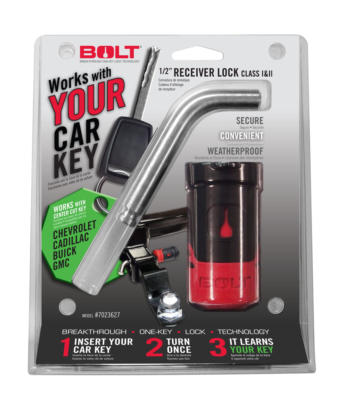 BOLT Body BOLT 7023627 Trailer Hitch Lock