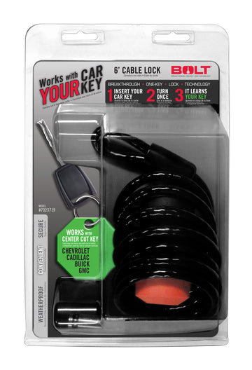 BOLT 7023719 - 6FT. CABLE LOCK GM CENTER CUT 2