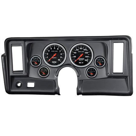 AutoMeter 7024-SC - DIRECT FIT DASH KIT, NOVA 69-76, TACH/MPH/FUEL/OILP/WTMP/VOLT, SPORT-COMP 3