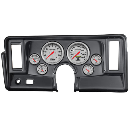 AutoMeter 7024-UL - DIRECT FIT DASH KIT, NOVA 69-76, TACH/MPH/FUEL/OILP/WTMP/VOLT, ULTRA-LITE 3