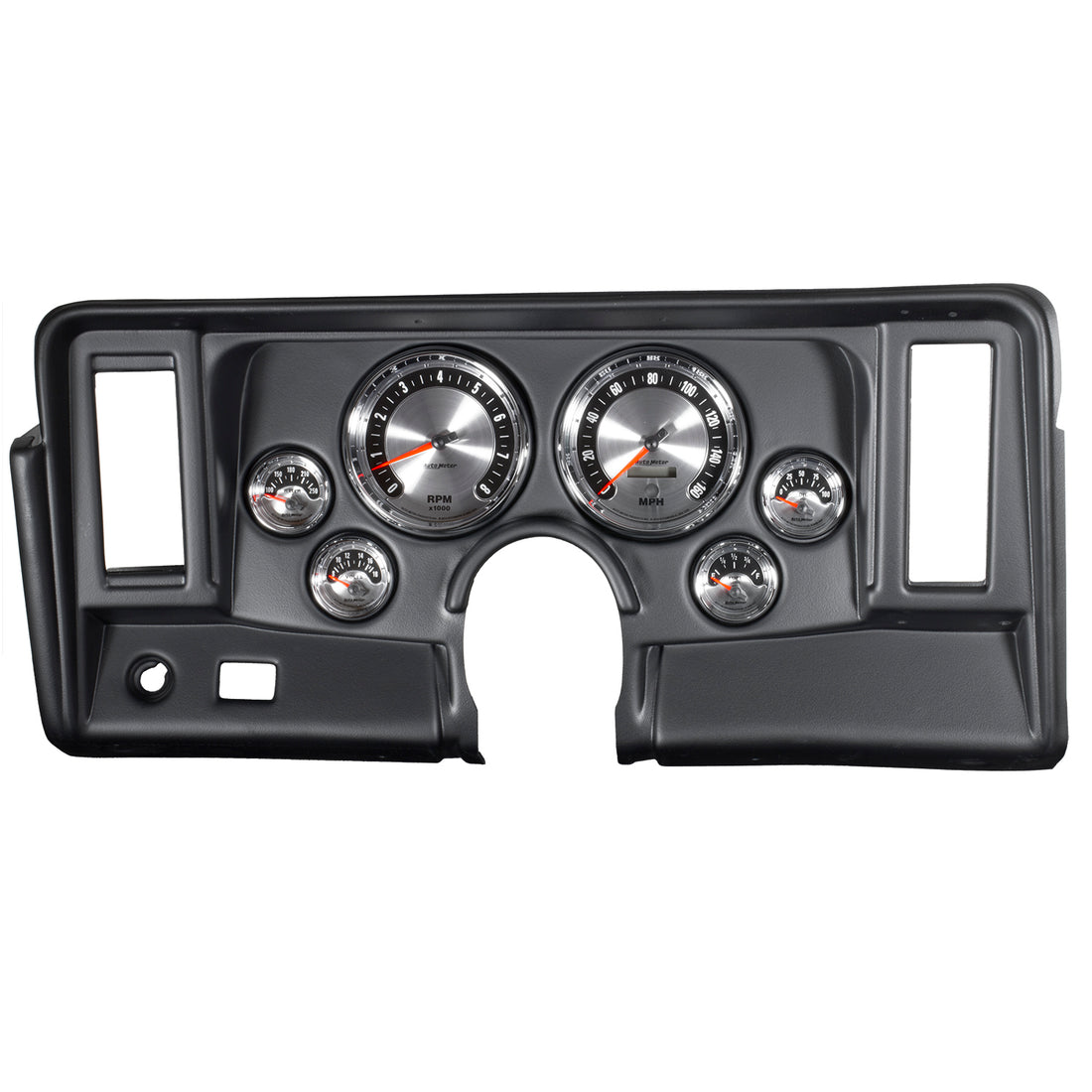 AutoMeter 7024 - DIRECT FIT DASH KIT, NOVA 69-76, TACH/MPH/FUEL/OILP/WTMP/VOLT, AMERICAN MUSCLE 5