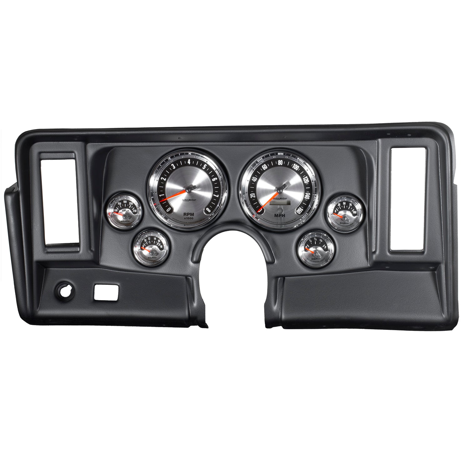AutoMeter 7024 - DIRECT FIT DASH KIT, NOVA 69-76, TACH/MPH/FUEL/OILP/WTMP/VOLT, AMERICAN MUSCLE 5