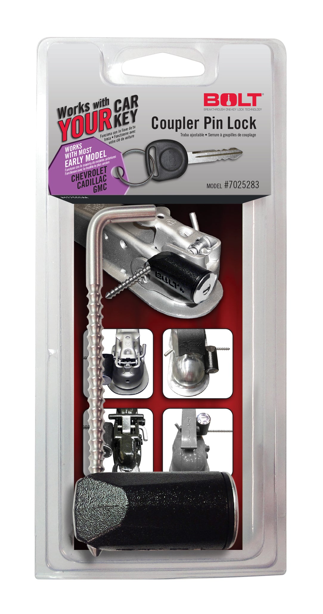 BOLT 7025283 - COUPLER PIN LOCK GM EARLY MODEL (GM A) 2