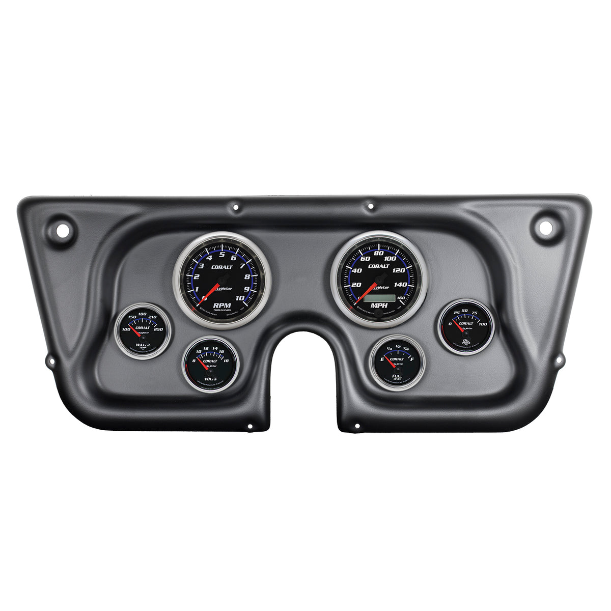 AutoMeter 7032-CB - DIR FIT DSH KT, CHEV TRK C/K/K5/SUBRBN 67-72, RPM/MPH/FUEL/OILP/WTMP/BAT, CBLT 3