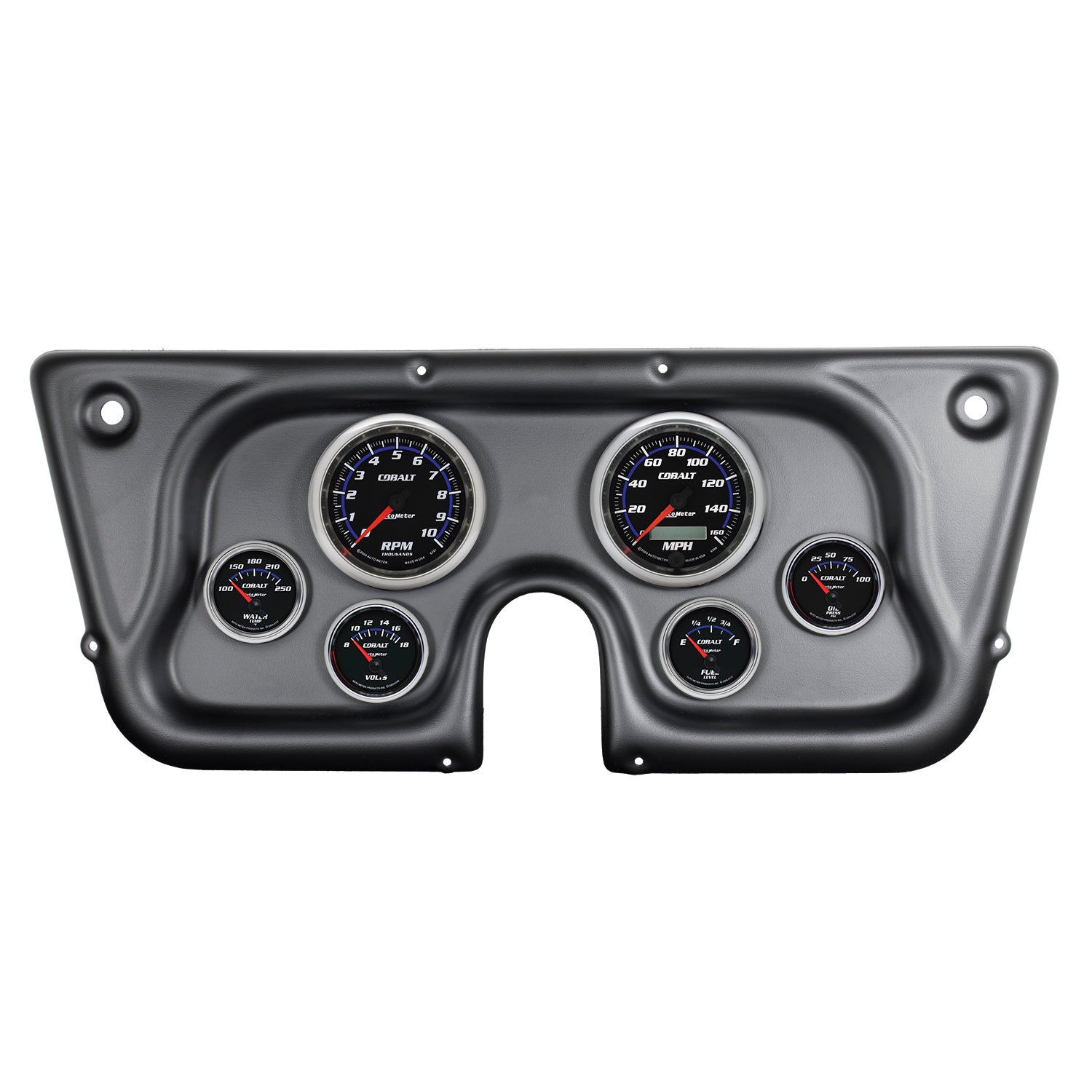 AutoMeter 7032-CB - DIR FIT DSH KT, CHEV TRK C/K/K5/SUBRBN 67-72, RPM/MPH/FUEL/OILP/WTMP/BAT, CBLT 3