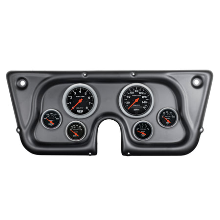 AutoMeter 7032-SC - DIR FIT DSH KT, CHEVY TRUCK C/K/K5/SUBRBN 67-72, RPM/MPH/FUEL/OILP/WTMP/BAT, SC 3