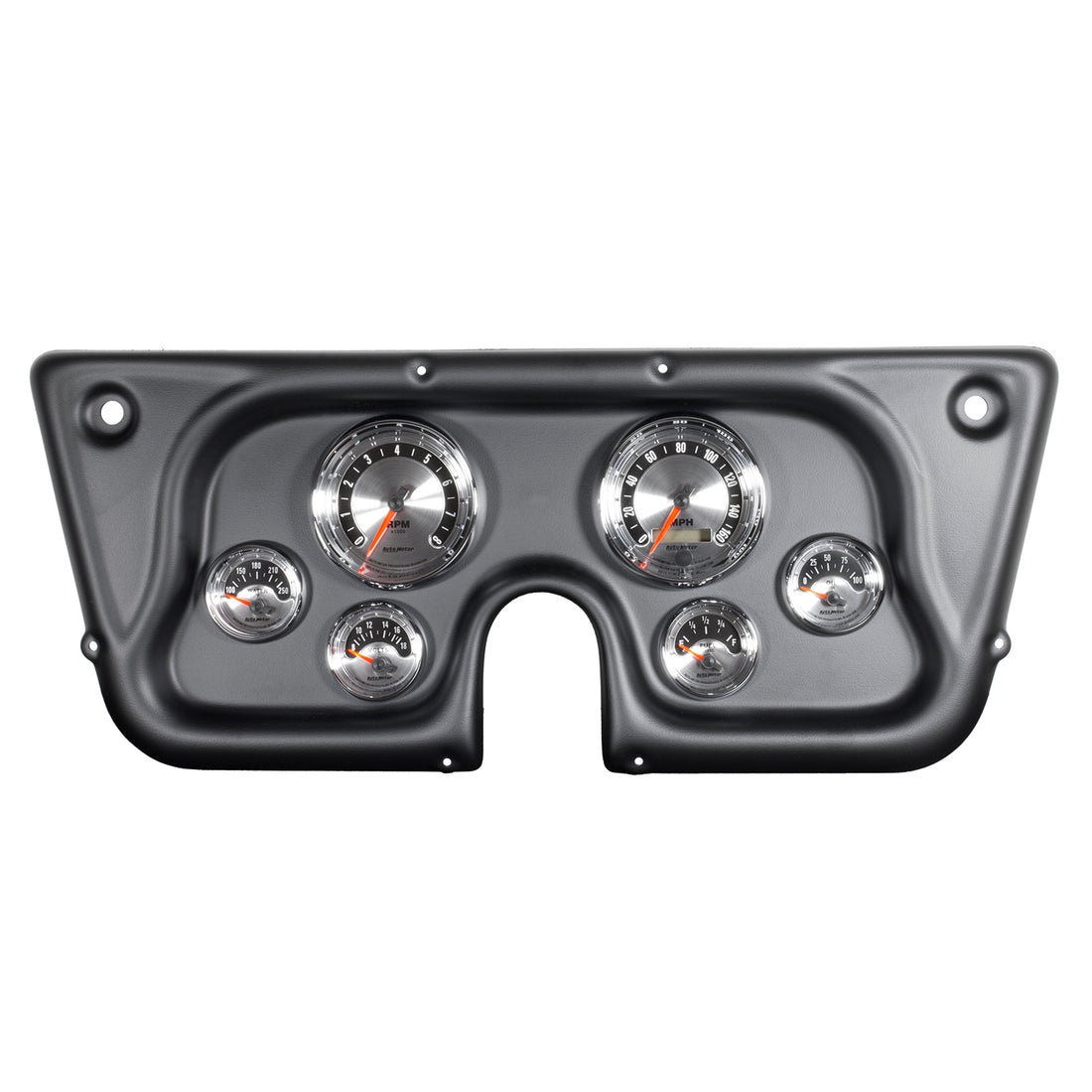 AutoMeter 7032 - DIR FIT DSH KT, CHEVY TRUCK C/K/K5/SUBRBN 67-72, RPM/MPH/FUEL/OILP/WTMP/BAT, AM 3