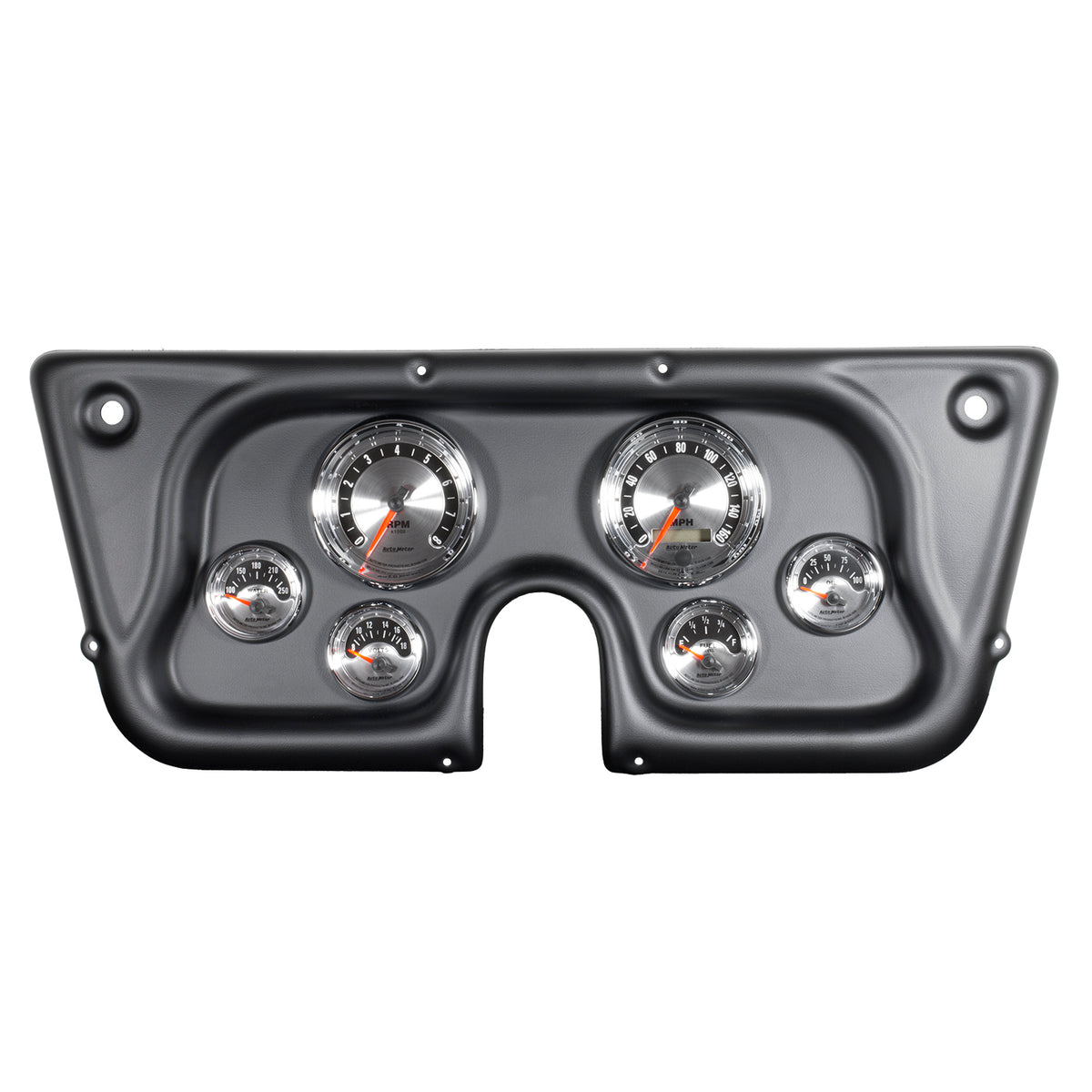 AutoMeter 7032 - DIR FIT DSH KT, CHEVY TRUCK C/K/K5/SUBRBN 67-72, RPM/MPH/FUEL/OILP/WTMP/BAT, AM 3