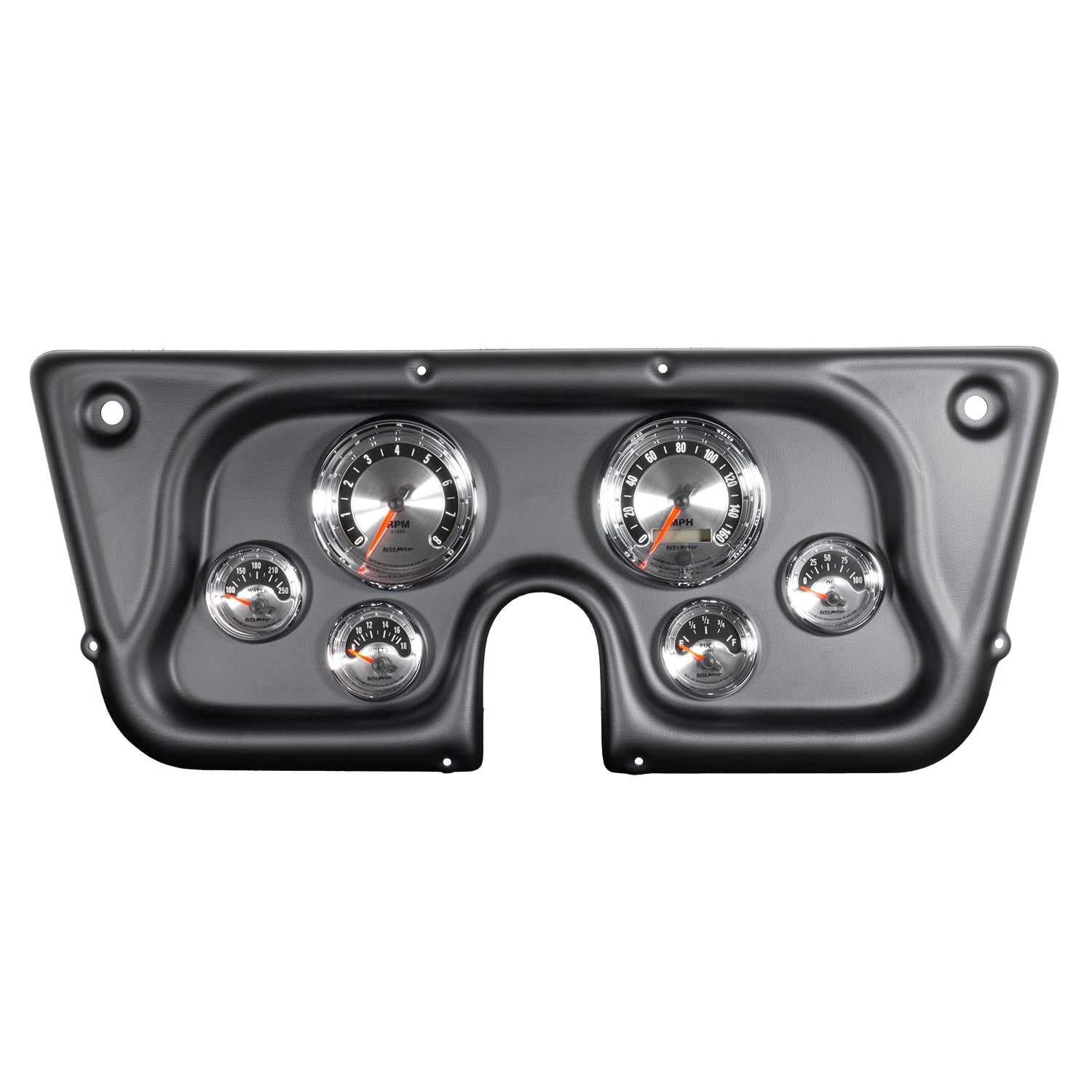 AutoMeter 7032 - DIR FIT DSH KT, CHEVY TRUCK C/K/K5/SUBRBN 67-72, RPM/MPH/FUEL/OILP/WTMP/BAT, AM 3