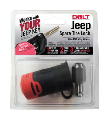 BOLT 7032301 - SPARE TIRE LOCK (JEEP JL) 2