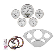 AutoMeter 7033-OTW - DIRECT FIT DASH KIT, CHEVY CAR 55-56, MPH/FUEL/OILP/WTMP/BAT, OTW 3