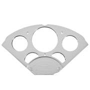AutoMeter Body AutoMeter 7033 - DASH PANEL, CHEVY CAR 55-56, 1 X 3-1/8" & 4 X 2-1/16", SR BEZEL, BILLET