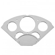 AutoMeter Body AutoMeter 7033 - DASH PANEL, CHEVY CAR 55-56, 1 X 3-1/8" & 4 X 2-1/16", SR BEZEL, BILLET