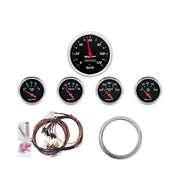 AutoMeter 7034-DB - DIRECT FIT DASH KIT, CHEVY CAR 59-60, MPH/FUEL/OILP/WTMP/BAT, DB