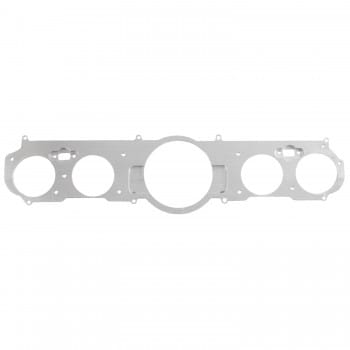 AutoMeter Body AutoMeter 7035 - DASH INSERT/ADAPTER, MUSTANG 65-66, 1 X 3-3/8, 4 X 2-1/16"